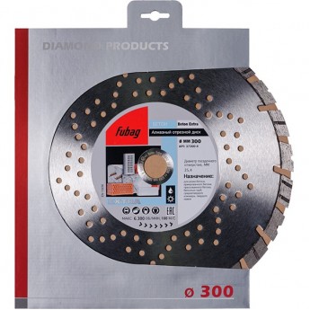 Алмазный отрезной диск FUBAG Beton Extra (300х25.4 мм) Алмазный отрезной диск FUBAG Beton Extra (300х25.4 мм)