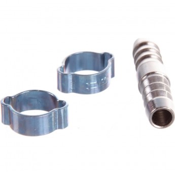 Переходник 8 мм елочка на елочку FUBAG 180391 B, с 2-мя обжимными кольцами 11Х13 мм, блистер