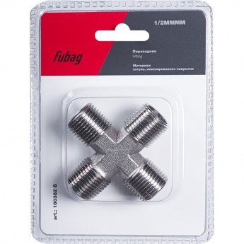 Переходник FUBAG 1/2"MMMM_блистер 1 шт