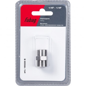 Переходник FUBAG 1/4"F - 1/4"F_блистер 1 шт
