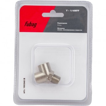 Переходник Y – образный FUBAG 180340 B (1/4"MFF; блистер) Переходник Y – образный FUBAG 180340 B (1/4"MFF; блистер)