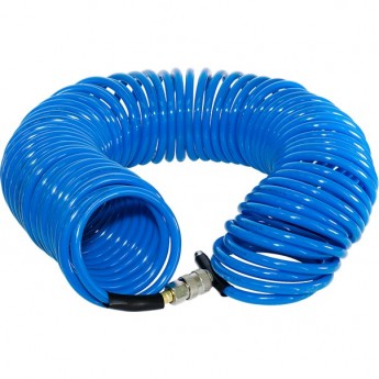 Шланг FUBAG спиральный с фитингами рапид_полиуретан_15бар_8x12мм_15м