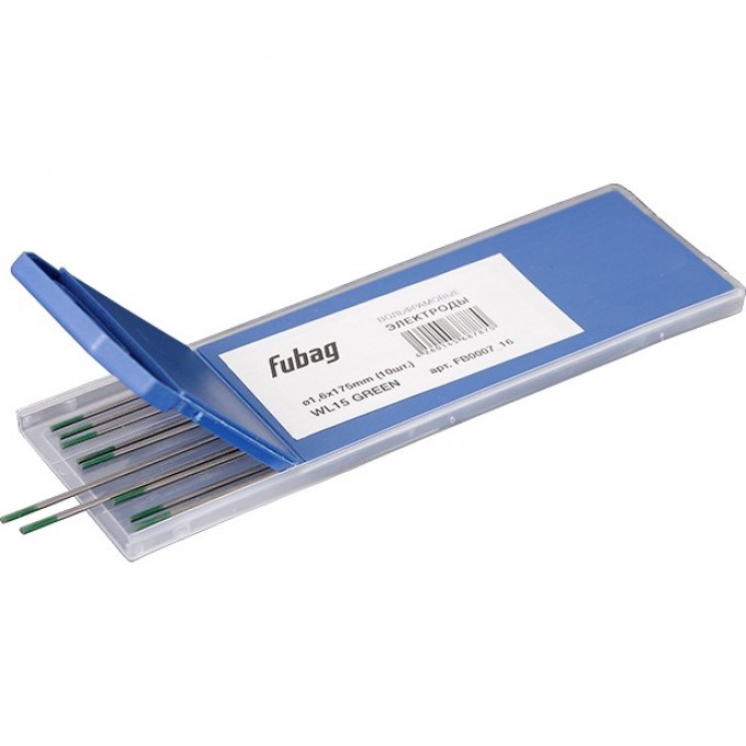 Вольфрамовые электроды FUBAG D1.6x175мм (green)_WP (10 шт.) FB0007_16